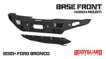 Load image into Gallery viewer, Bodyguard Base Front Bumper With Winch Mount