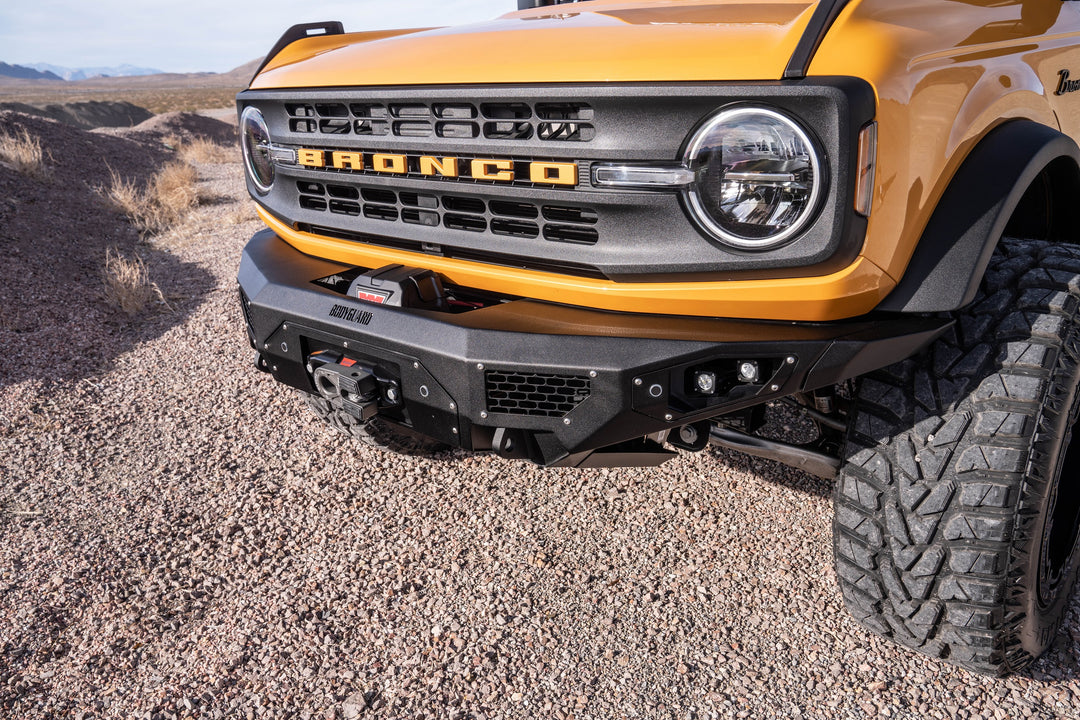 Bodyguard Base Front Bumper With Winch Mount