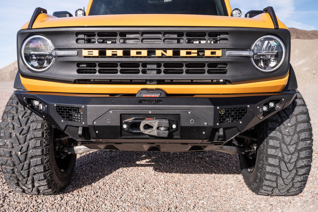 Bodyguard Base Front Bumper With Winch Mount