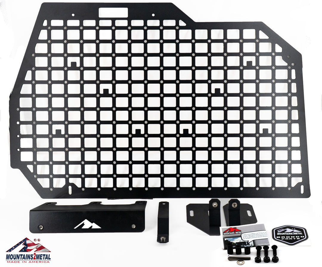 Mountains2Metal Rear Cargo MOLLE Panel, No Cubby Cut-Out (4D)