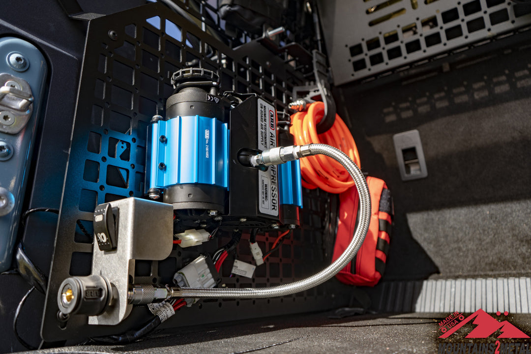 Mountains2Metal Rear Cargo MOLLE Panel, No Cubby Cut-Out (4D)