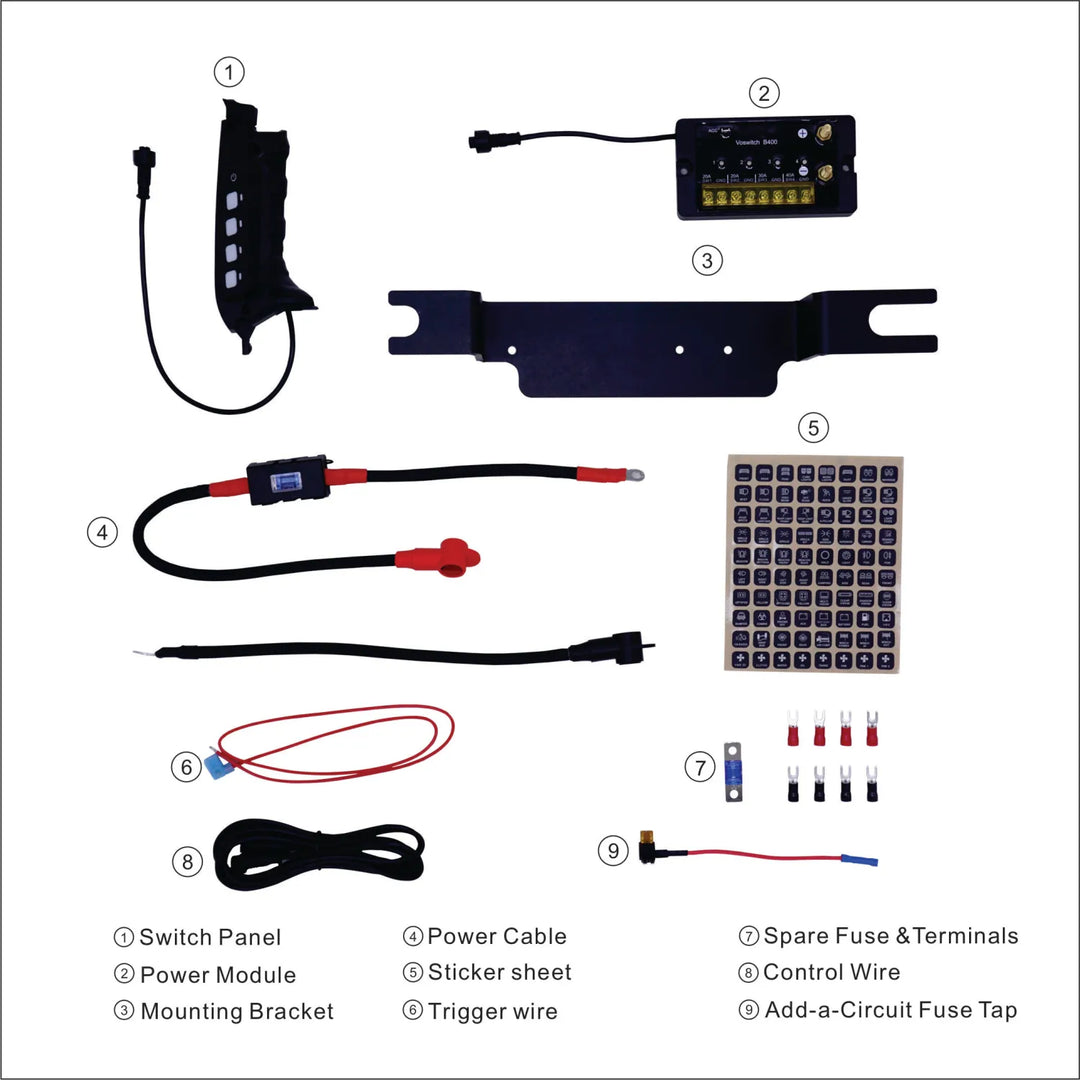 Voswitch B400 S Grab Handle Switch Panel